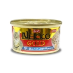 네코 골드캔 85g 육수타입 - 참치와 닭고기 토핑 /레드